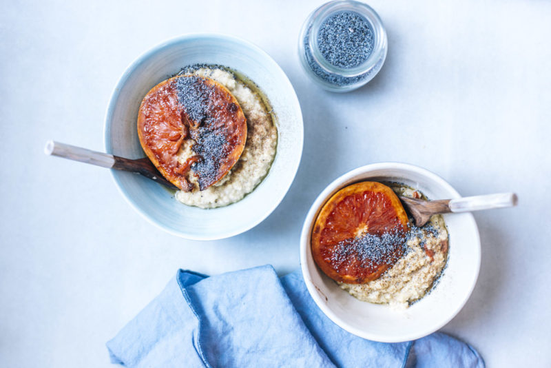 Porridge de amaranto & pomelo gratinado » Being Biotiful