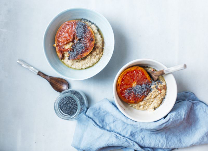 Porridge de amaranto & pomelo gratinado » Being Biotiful