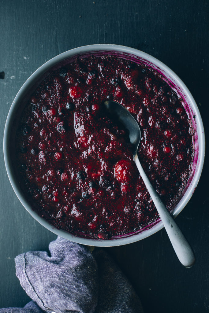 mermelada de frutos rojos