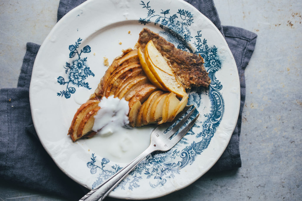 tarta fina de manzana