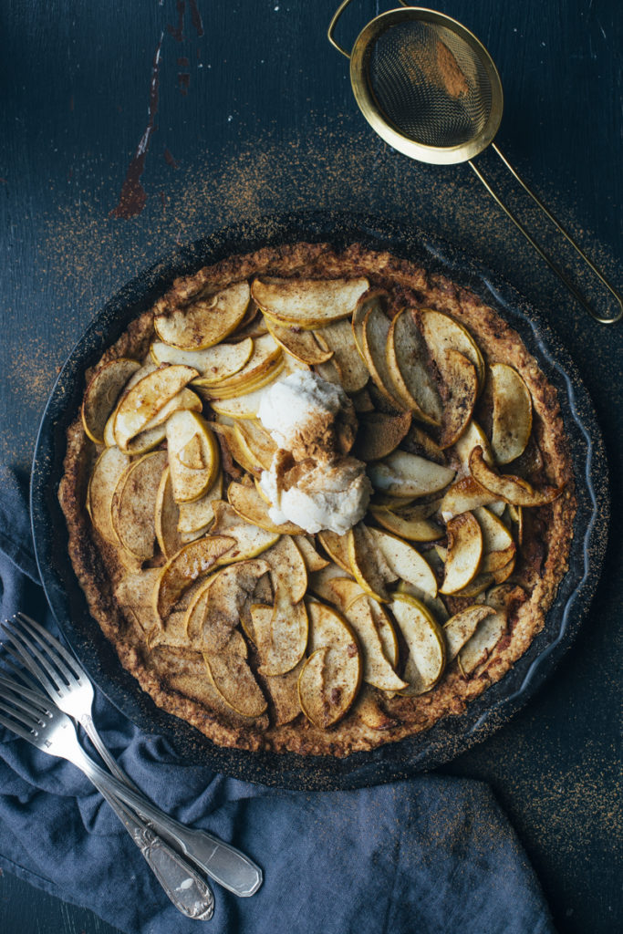 tarta fina de manzana