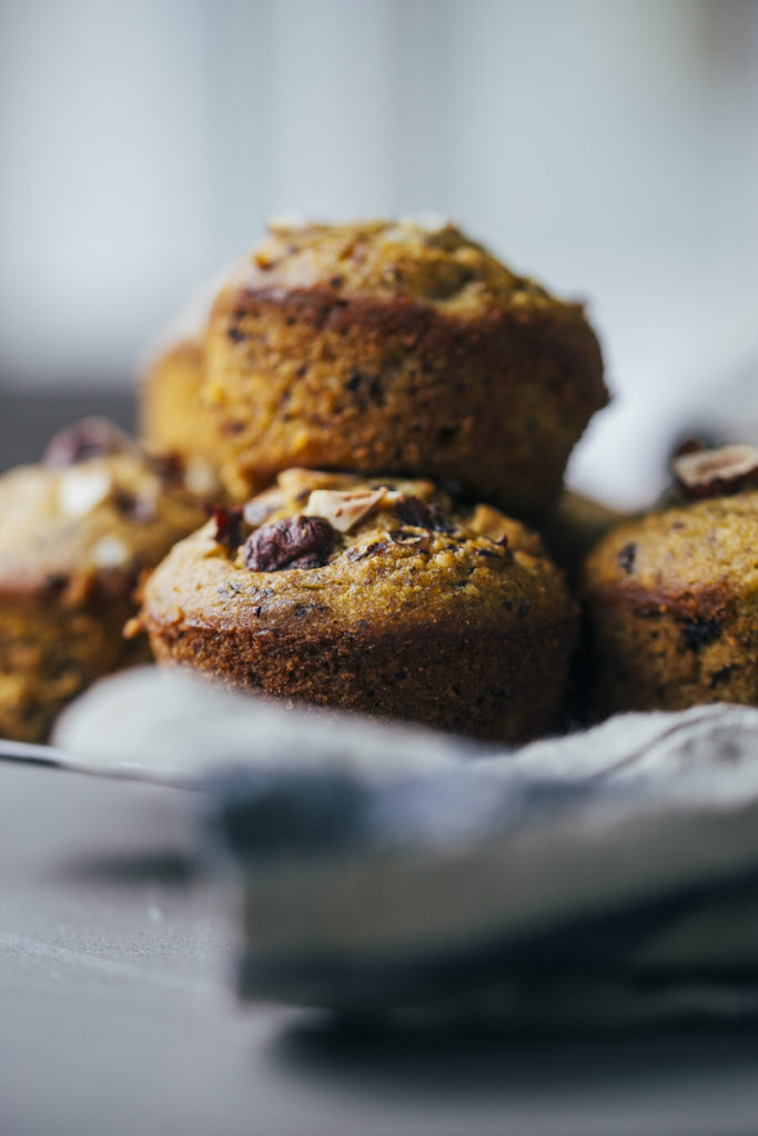 Muffins de calabaza y chocolate