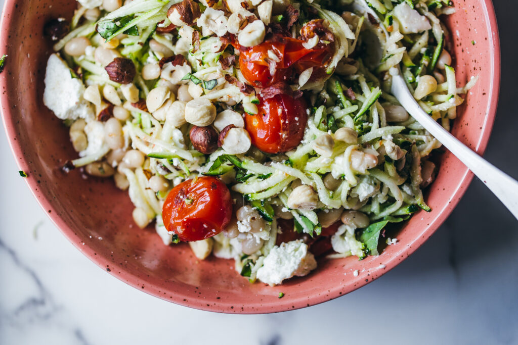 ensalada de calabacín